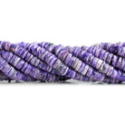 Charoite Plain Heishi Beads 16 inch 165 pieces - The Bead Traders