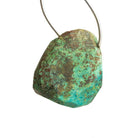 Chrysocolla Faceted Nugget Focal Bead 1 Piece - The Bead Traders