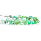 Chrysoprase Faceted Heart Beads 5 inch 50 pieces - The Bead Traders
