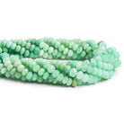 Chrysoprase Faceted Rondelle Beads 15 inch 75 pieces - The Bead Traders