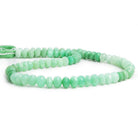 Chrysoprase Faceted Rondelle Beads 15 inch 75 pieces - The Bead Traders