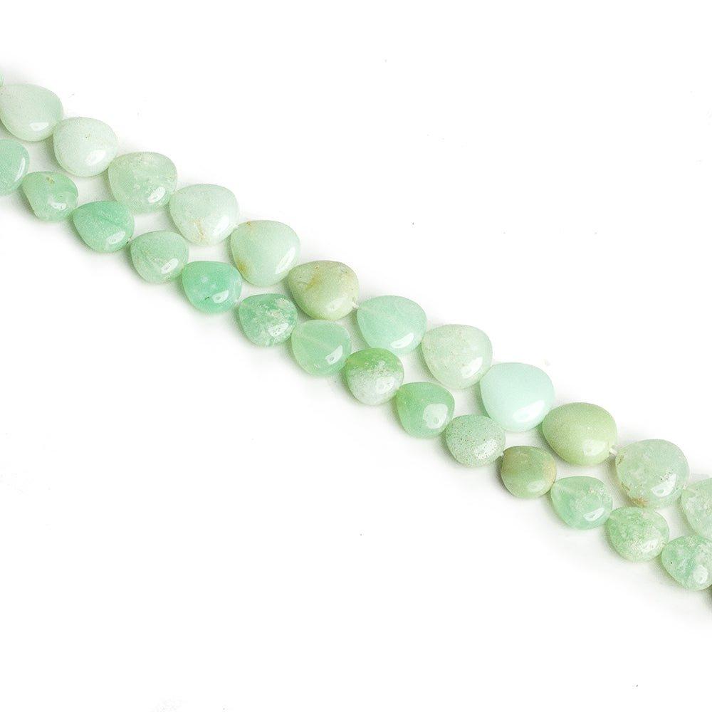 Chrysoprase Heart Beads - Lot of 2 - The Bead Traders