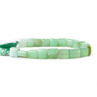 Chrysoprase plain square beads 8 inch 19 beads 8x8mm - 9x9mm - The Bead Traders