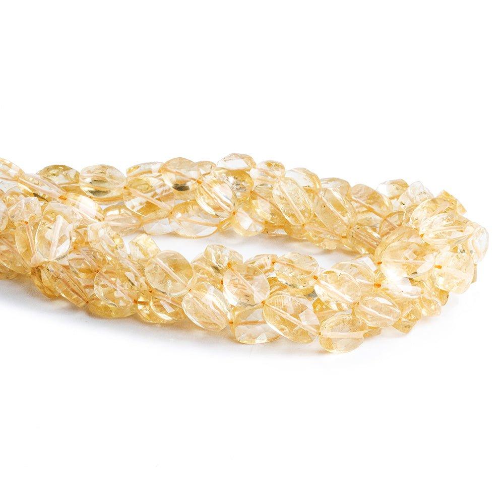 Citrine Faceted Oval Beads 14 inch 35 pieces - The Bead Traders
