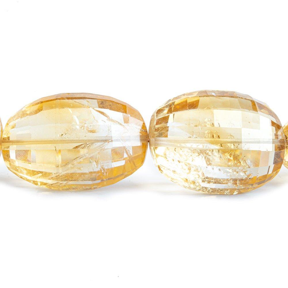 Citrine Faceted Oval Beads 16 inch 21 pieces - The Bead Traders