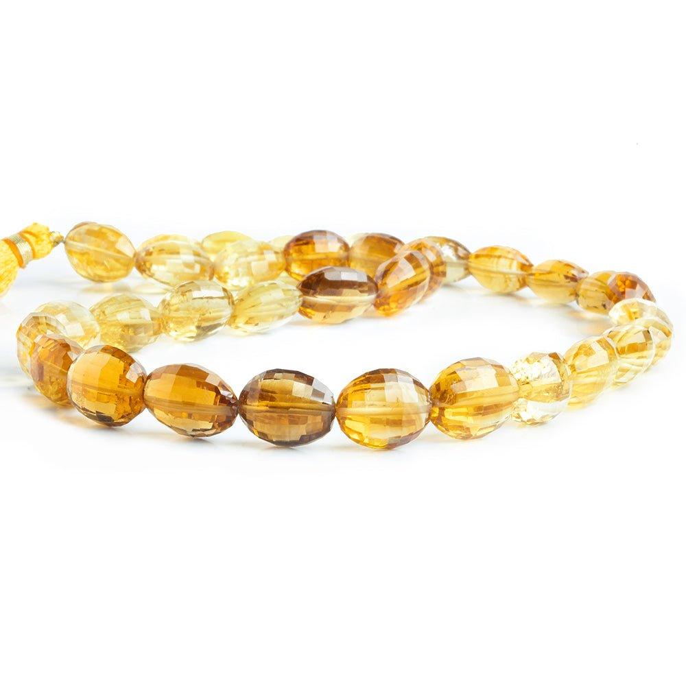 Citrine Faceted Oval Beads 16 inch 39 pieces - The Bead Traders