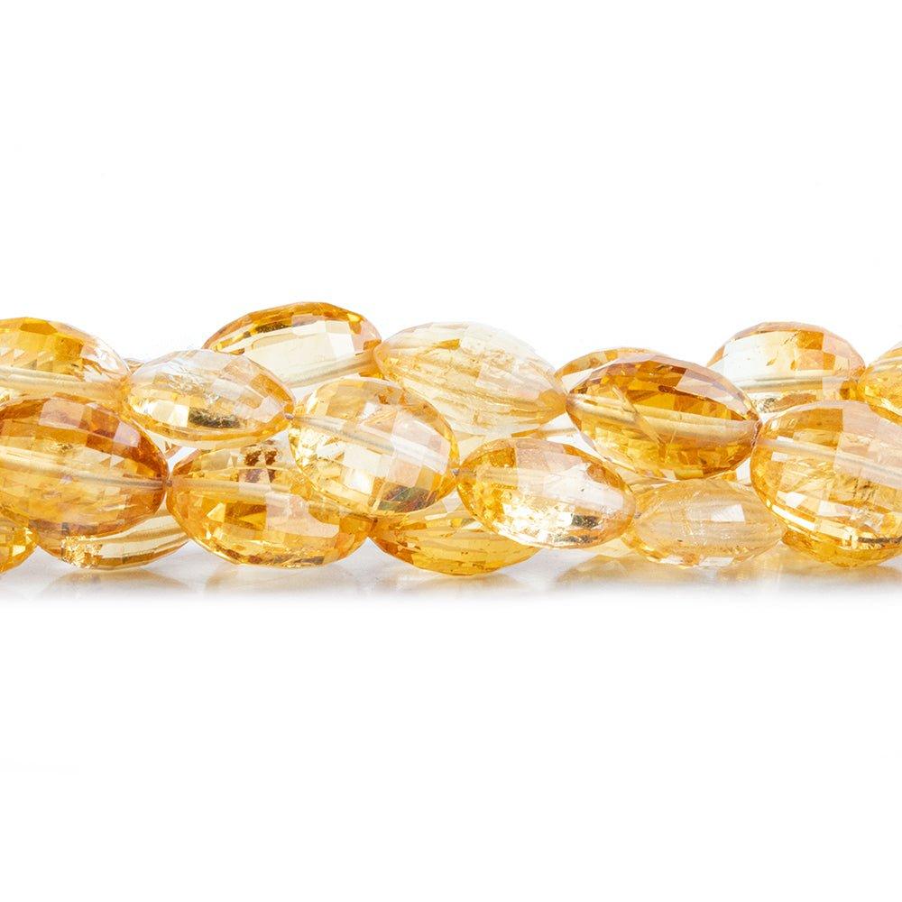 Citrine Faceted Oval Beads 16 inch 39 pieces - The Bead Traders