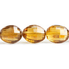 Citrine Faceted Oval Beads 16 inch 39 pieces - The Bead Traders
