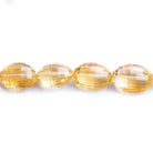 Citrine Faceted Oval Beads 16 inch 47 pieces - The Bead Traders