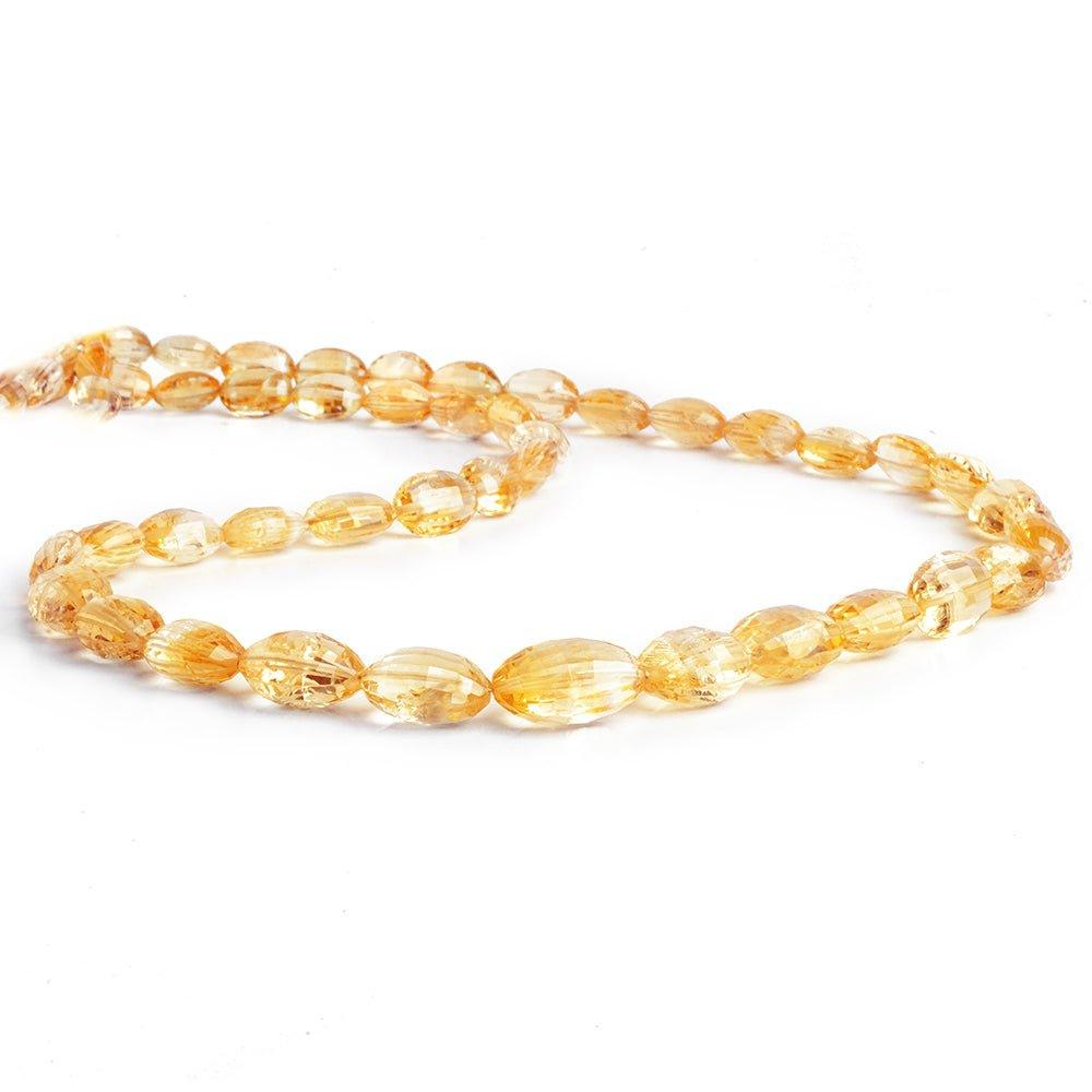 Citrine Faceted Oval Beads 16 inch 47 pieces - The Bead Traders