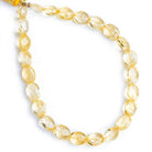 Citrine Faceted Oval Beads 8 inch 24 pieces - The Bead Traders