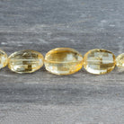Citrine Faceted Ovals 17 inch 30 beads - The Bead Traders