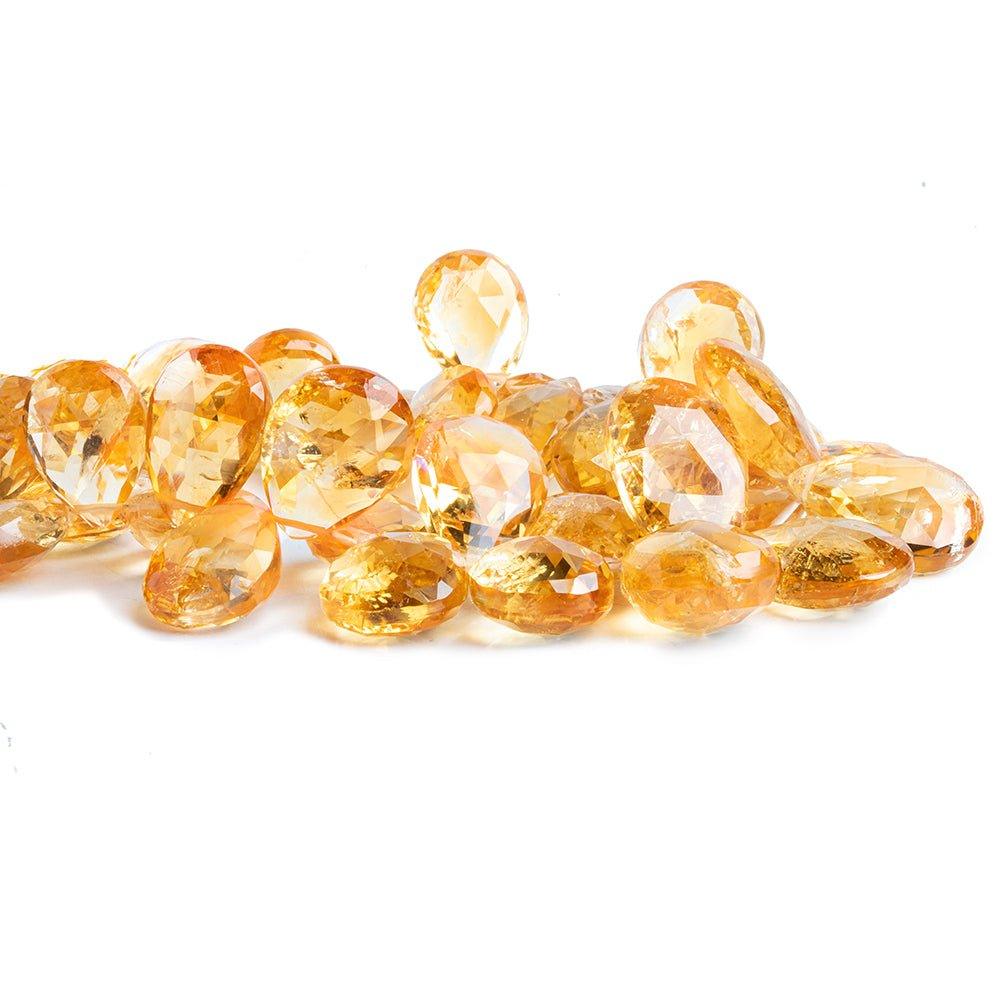 Citrine Faceted Pear Beads 8 inch 34 pieces - The Bead Traders