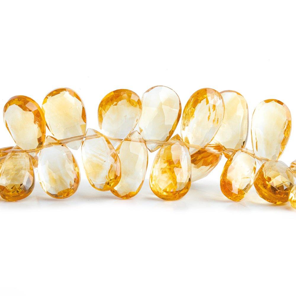 Citrine Faceted Pear Beads 8 inch 50 pieces - The Bead Traders