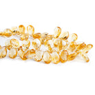 Citrine Faceted Pear Beads 8 inch 50 pieces - The Bead Traders