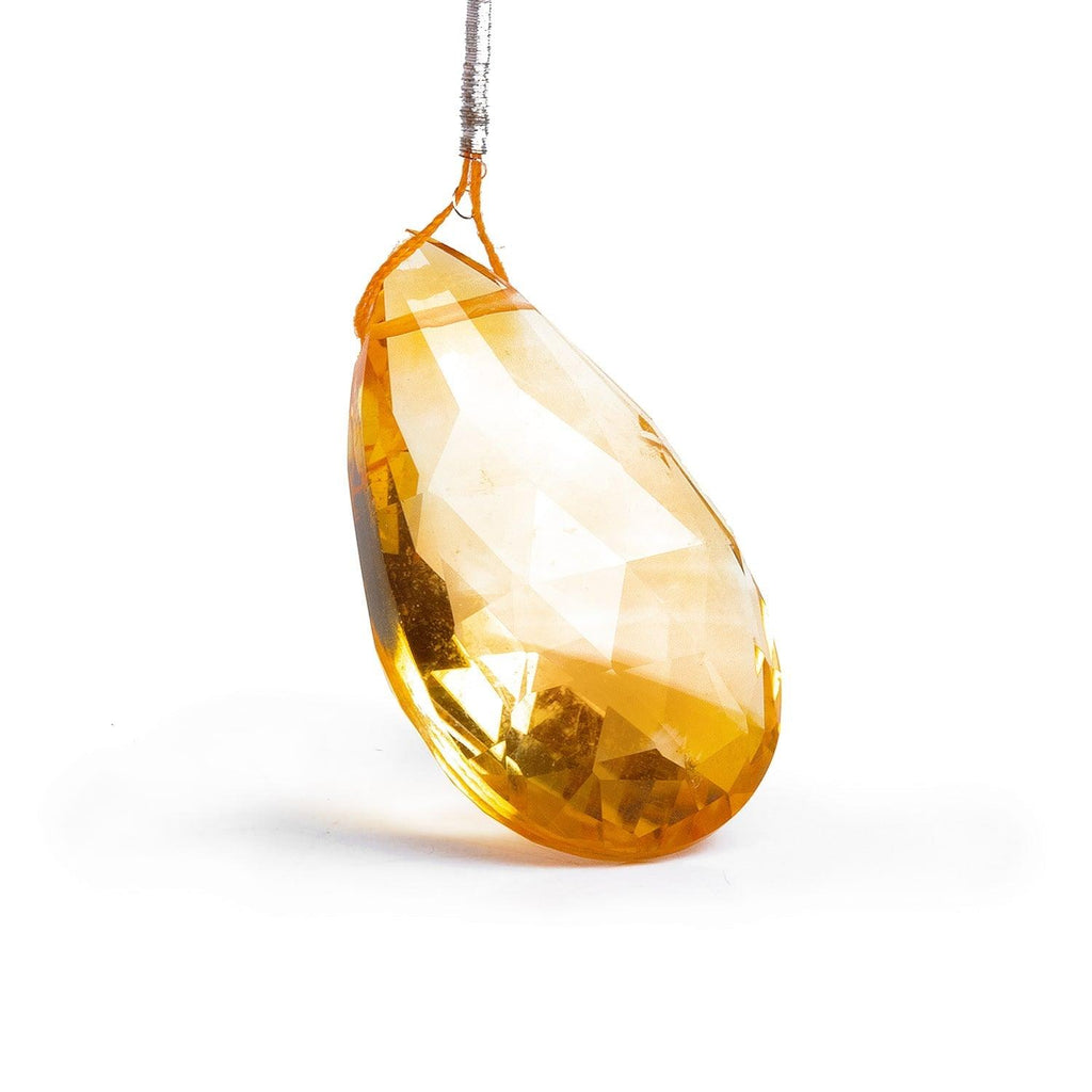 Citrine Faceted Pear Focal Bead 1 Piece - The Bead Traders