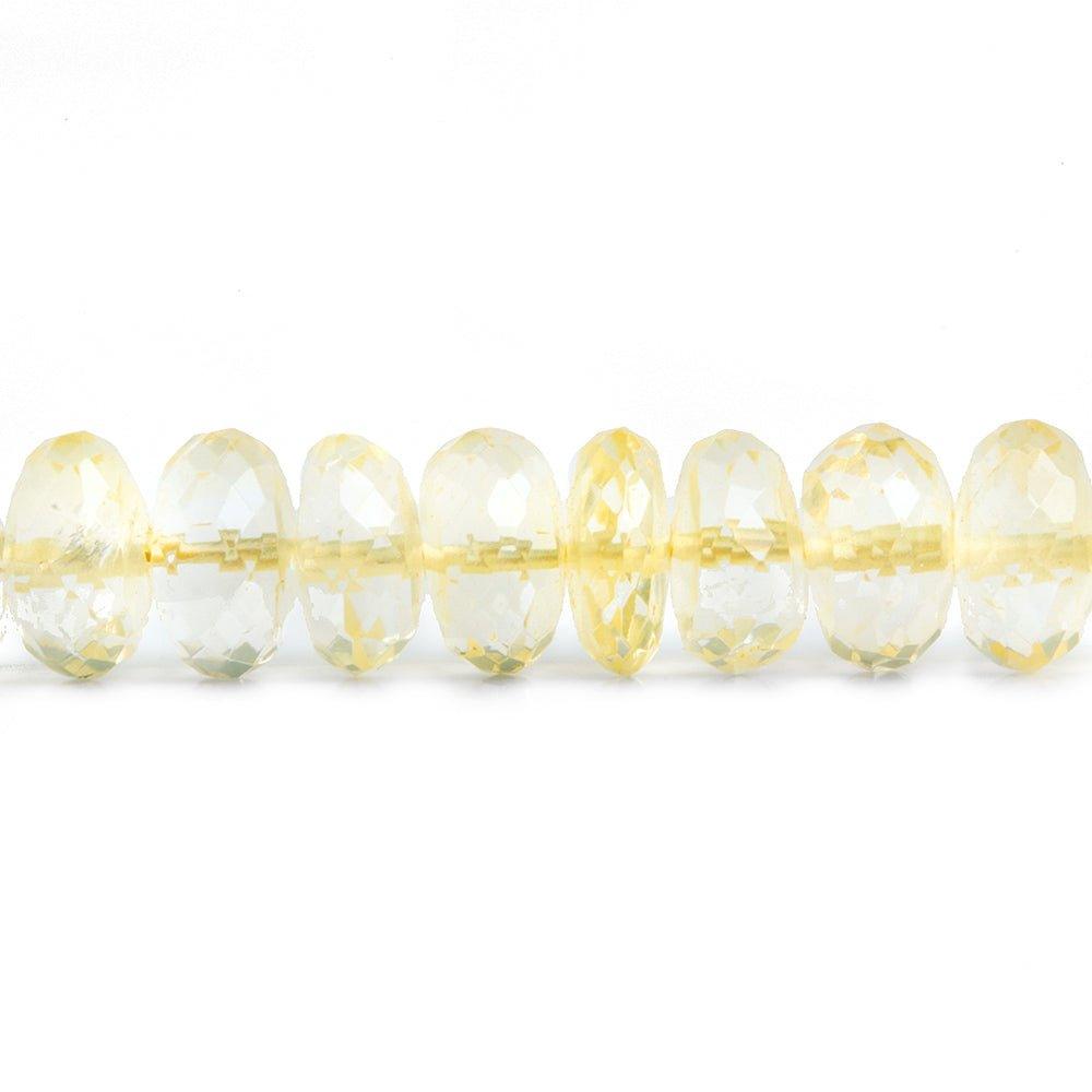 Citrine Faceted Rondelle Beads 14 inch 80 pieces - The Bead Traders