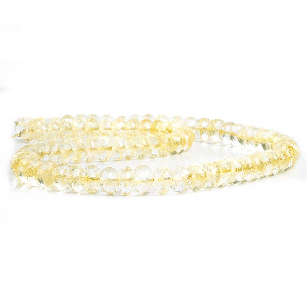Citrine Faceted Rondelle Beads 14 inch 80 pieces - The Bead Traders