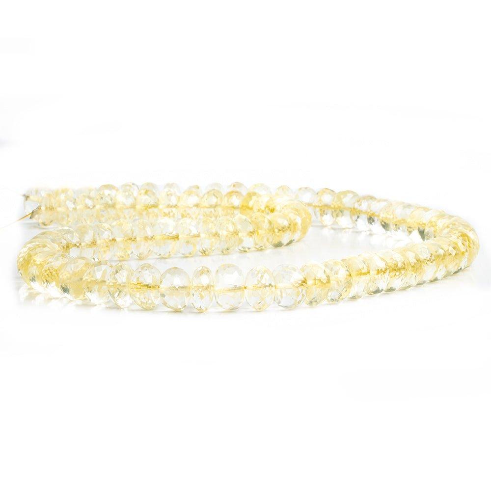Citrine Faceted Rondelle Beads 14 inch 80 pieces - The Bead Traders