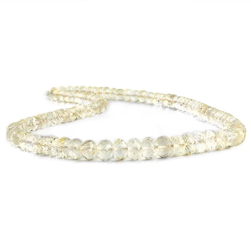 Citrine Faceted Rondelle Beads 16 inch 90 pieces - The Bead Traders
