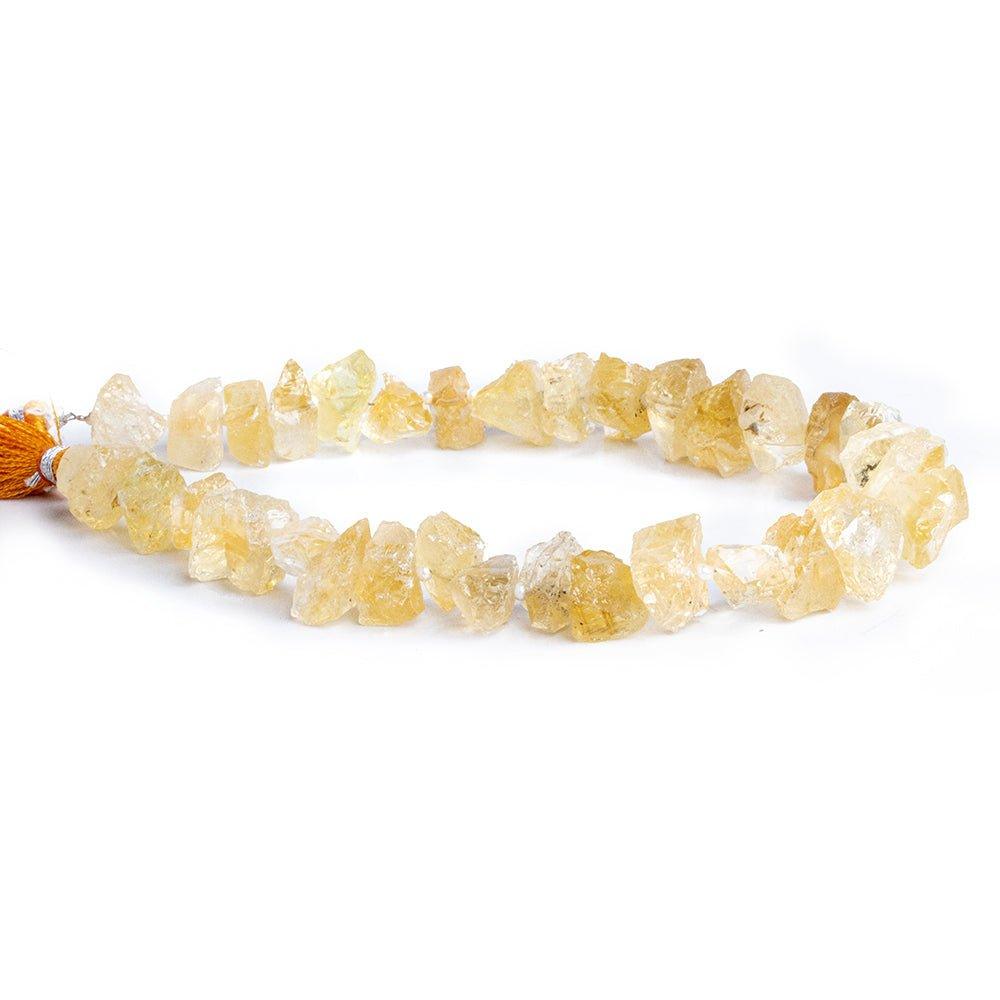 Citrine Hammer Faceted Nugget Beads 10 inch 35 pieces - The Bead Traders