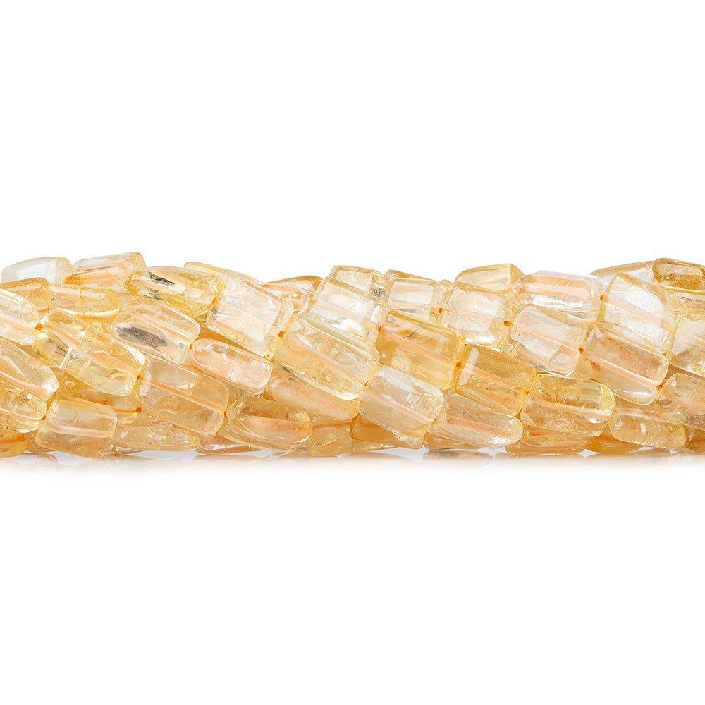 Citrine Plain Rectangular Beads 38 pieces - The Bead Traders