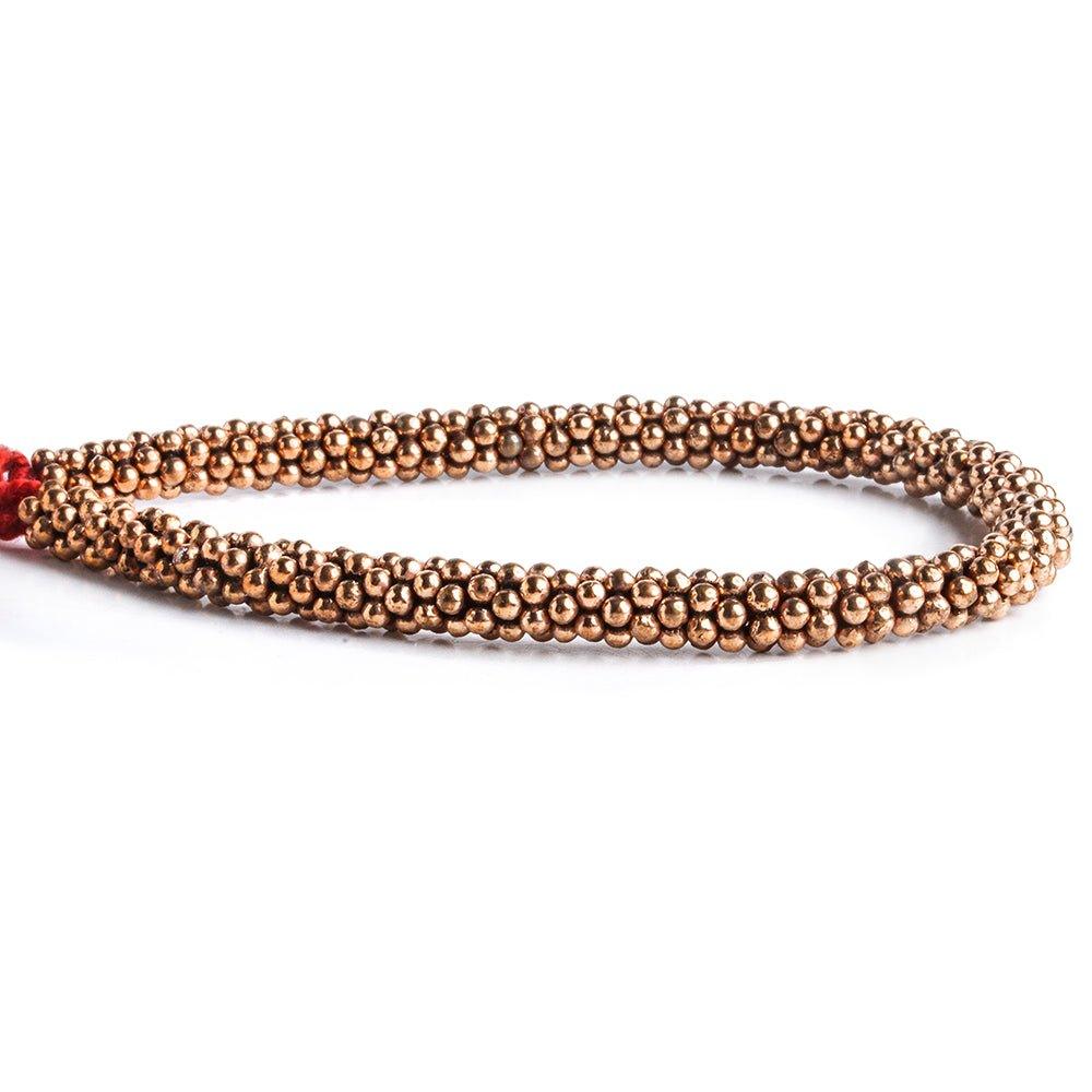 Copper Daisy Spacer Beads 8 inch 105 pieces - The Bead Traders