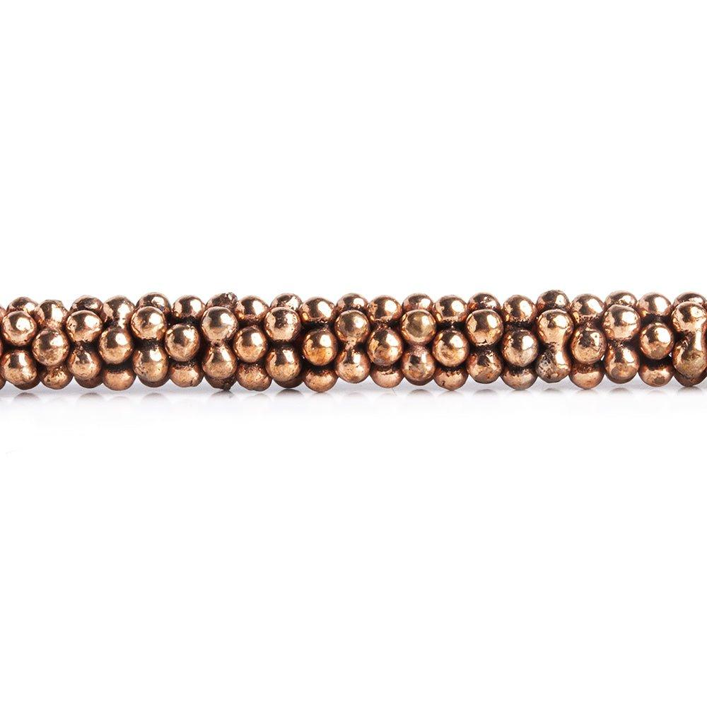 Copper Daisy Spacer Beads 8 inch 105 pieces - The Bead Traders