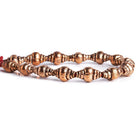 Copper Fancy Shape Beads 8 inch 14 pieces - The Bead Traders
