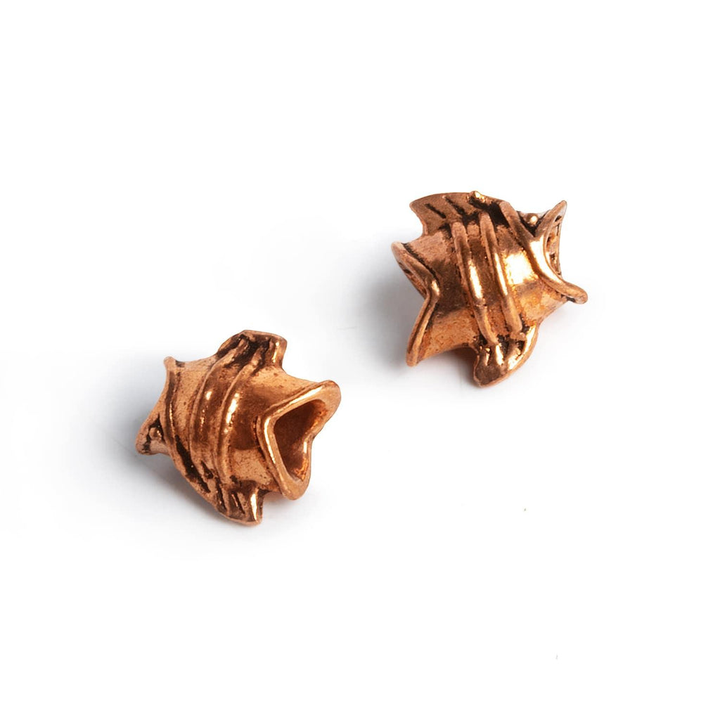 Copper Fish Large Hole Focal Bead Set of 2 - The Bead Traders