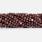 Copper Red Baroque Freshwater Pearls 16 inch 105 pieces - The Bead Traders