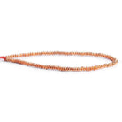Copper Rondelle Beads 8 inch 120 pieces - The Bead Traders
