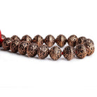 Copper Round Beads 8 inch 17 pieces - The Bead Traders