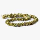 Coppery Green Center Drilled Keshi Freshwater Pearls 15 inch 75 pieces - The Bead Traders