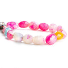 Crackled Multi Color Chalcedony Faceted Nugget Beads 8 inch 14 pieces - The Bead Traders