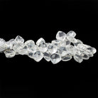 Crystal Quartz faceted cushion beads 7 inch 50 beads 7x7-8x8mm - The Bead Traders
