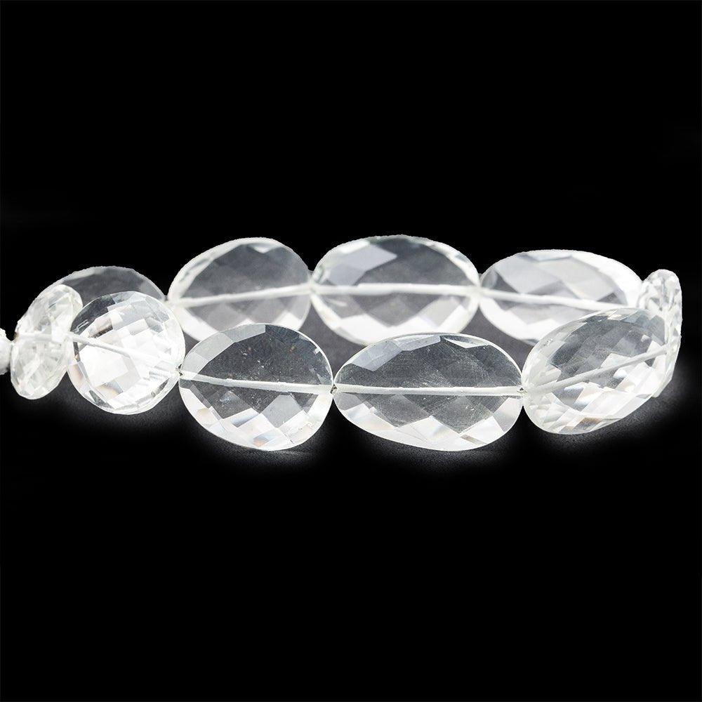 Crystal Quartz Faceted Nugget Beads 8 inch 9 beads - The Bead Traders