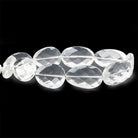 Crystal Quartz Faceted Nugget Beads 8 inch 9 beads - The Bead Traders
