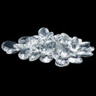 Crystal Quartz Faceted Pear Beads 7 inch 35 pieces - The Bead Traders
