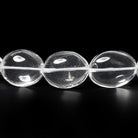 Crystal Quartz Plain Nugget 14 inch 18 beads 17x14mm-21x14mm - The Bead Traders
