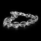 Crystal Quartz Plain Nugget 14 inch 18 beads 17x14mm-21x14mm - The Bead Traders