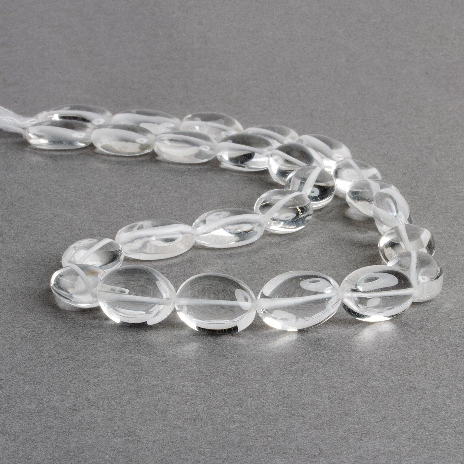 Crystal Quartz Plain Nugget Beads 14 inch 22 pieces - The Bead Traders
