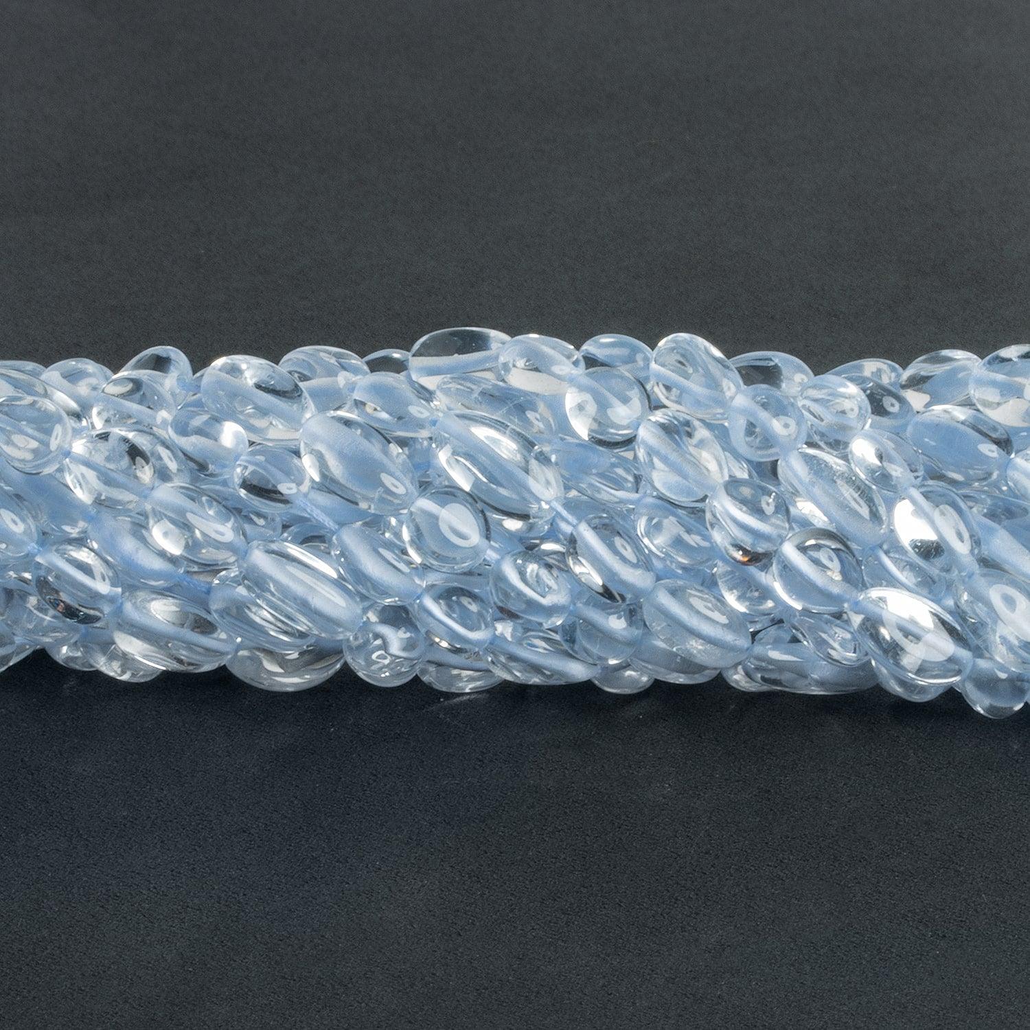 Crystal Quartz Plain Nuggets 12 inch 40 beads - The Bead Traders