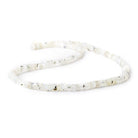 Dalmation Rainbow Moonstone Heishi 13 inch 4mm 160 beads - The Bead Traders