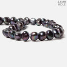 Dark Peacock Large Hole Baroque Freshwater Pearls 15 inch 44 pieces - The Bead Traders