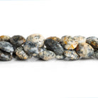 Dendritic Opal Faceted Ovals 8.5 inch 14 beads - The Bead Traders