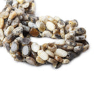 Dendritic Opal Plain Oval Beads 14 inch 26 pieces - The Bead Traders