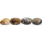 Dendritic Opal Plain Oval Beads 14 inch 26 pieces - The Bead Traders