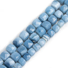 Denim Blue Opal Cubes - Lot of 3 - The Bead Traders