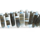 Denim Blue Opal Faceted Oval Beads 8 inch 20 pieces - The Bead Traders